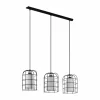 Suspension Eglo BITTAMS Noir, 3 lumières