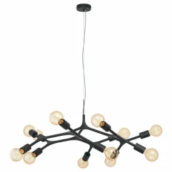 Suspension EGLO BOCADELLA Noir, 12 lumières