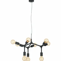 Suspension EGLO BOCADELLA Noir, 9 lumières