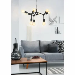 Suspension EGLO BOCADELLA Noir, 9 lumières