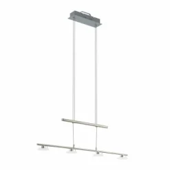 Suspension Eglo BORRIOL LED Nickel mat, 4 lumières