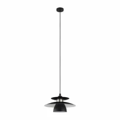 Suspension EGLO BRENDA Nickel mat, Noir, 1 lumière