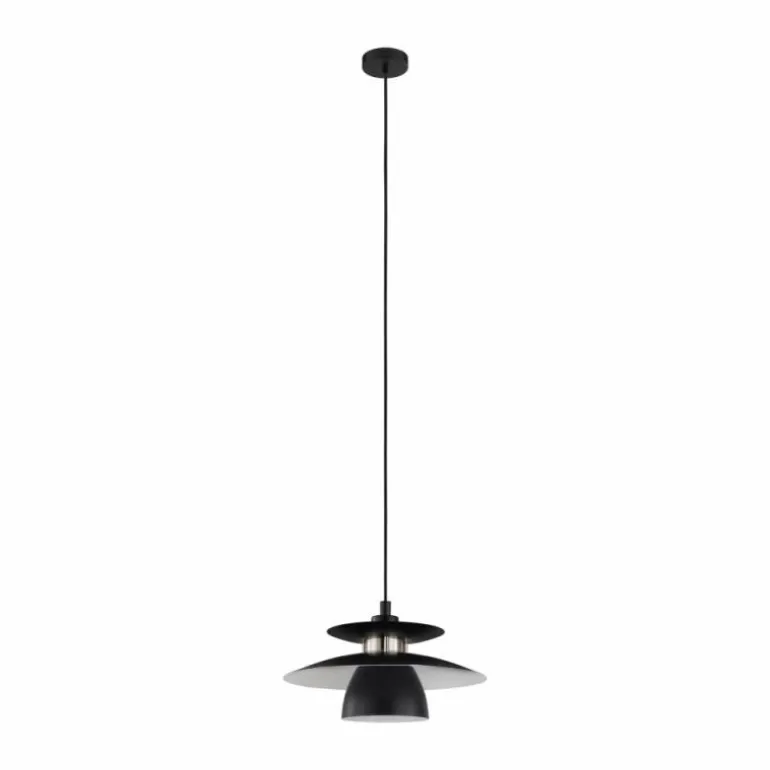 Suspension EGLO BRENDA Nickel mat, Noir, 1 lumière