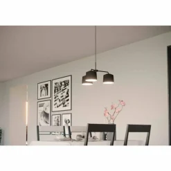 Suspension Eglo CAGUANES Noir, Blanc, 3 lumières