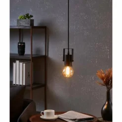 Suspension Eglo CALARI Noir, 1 lumière