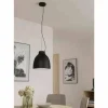 Suspension Eglo CAMASCA Noir, 1 lumière