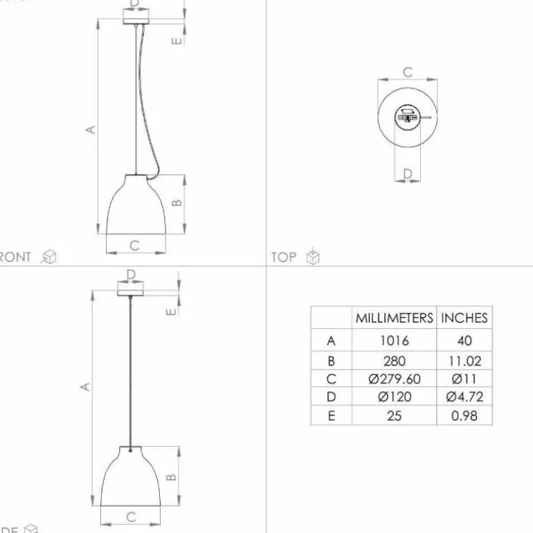Suspension Eglo CAMASCA Taupe, 1 lumière