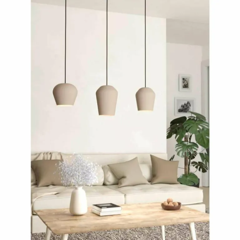 Suspension Eglo CAMBAITO Sable, 3 lumières