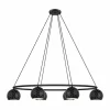 Suspension EGLO CANTALLOPS Noir, 6 lumières
