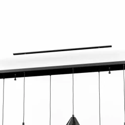 Suspension Eglo CARLTON Cuivre, Noir, 6 lumières