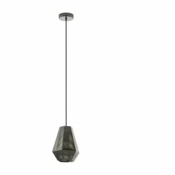 Suspension EGLO CHIAVICA Nickel mat, Noir, 1 lumière