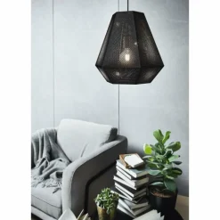 Suspension EGLO CHIAVICA Nickel mat, Noir, 1 lumière