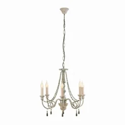 Suspension Eglo COLCHESTER Beige, Gris, 6 lumières