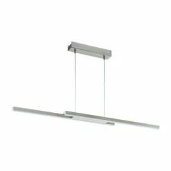 Suspension Eglo CONNECT FRAIOLI-C LED Nickel mat, 2 lumières, Changeur de couleurs