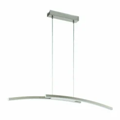 Suspension Eglo CONNECT FRAIOLI-C LED Nickel mat, 2 lumières, Changeur de couleurs