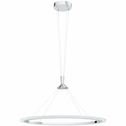 Suspension EGLO connect HORNITOS-C LED Chrome, 1 lumière, Télécommandes