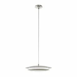 Suspension EGLO connect MONEVA-C LED Nickel mat, 1 lumière, Changeur de couleurs