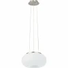 Suspension EGLO connect OPTICA-C LED Nickel mat, 1 lumière, Changeur de couleurs