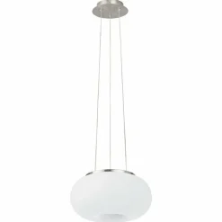 Suspension EGLO connect OPTICA-C LED Nickel mat, 1 lumière, Changeur de couleurs