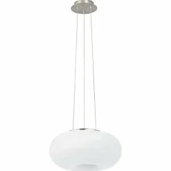 Suspension EGLO connect OPTICA-C LED Nickel mat, 1 lumière, Changeur de couleurs