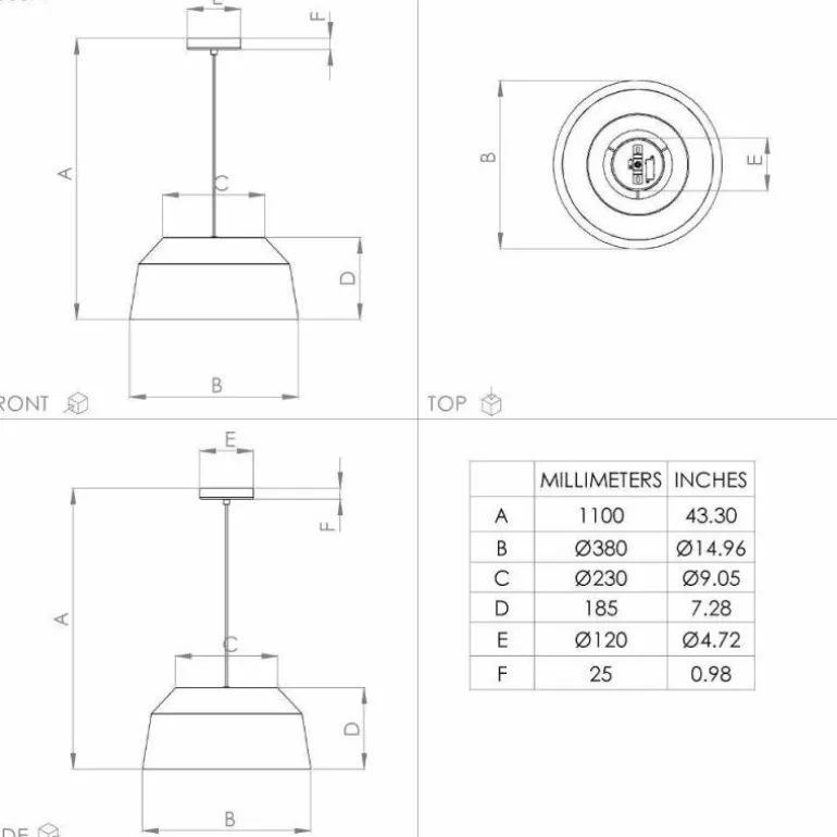 Suspension Eglo CONTRISA Gris, 1 lumière