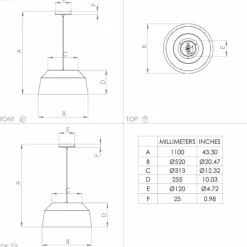 Suspension Eglo CONTRISA Gris, 1 lumière