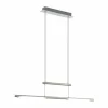 Suspension Eglo FLAGRANERA LED Nickel mat, 2 lumières