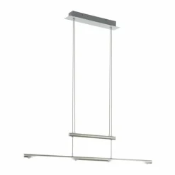Suspension Eglo FLAGRANERA LED Nickel mat, 2 lumières