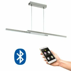 Suspension Eglo FRAIOLI-C LED Nickel mat, 2 lumières
