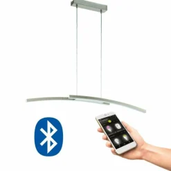 Suspension Eglo FRAIOLI-C LED Nickel mat, 2 lumières