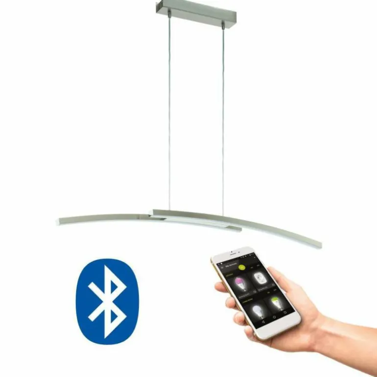 Suspension Eglo FRAIOLI-C LED Nickel mat, 2 lumières