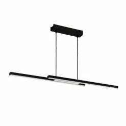 Suspension Eglo FRAIOLI-Z LED Noir, 2 lumières, Changeur de couleurs