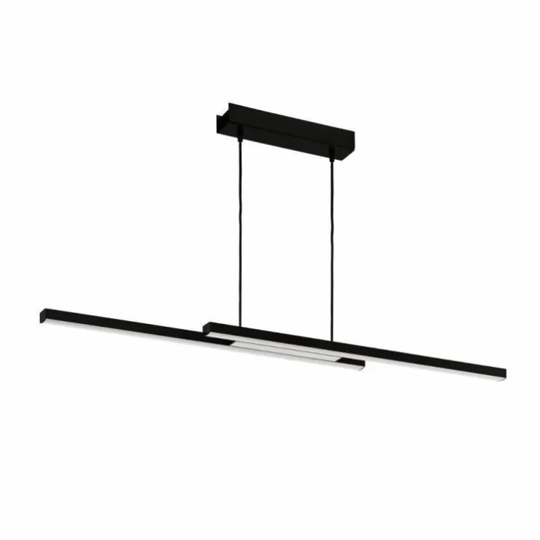 Suspension Eglo FRAIOLI-Z LED Noir, 2 lumières, Changeur de couleurs