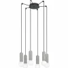 Suspension Eglo GIACONECCHIA Anthracite, 6 lumières