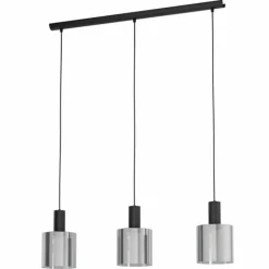 Suspension Eglo GOROSIBA Noir, 3 lumières