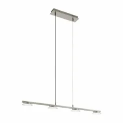 Suspension Eglo LANIENA LED Nickel mat, 4 lumières