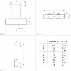 Suspension Eglo LIBERTAD Écru, Noir, 3 lumières