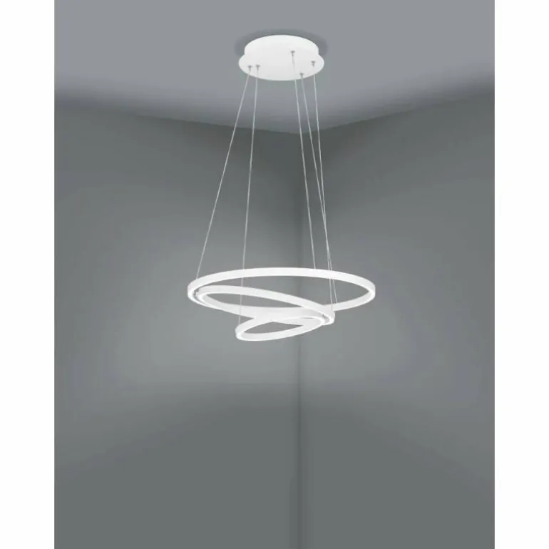 Suspension Eglo LOBINERO-Z LED Blanc, 1 lumière