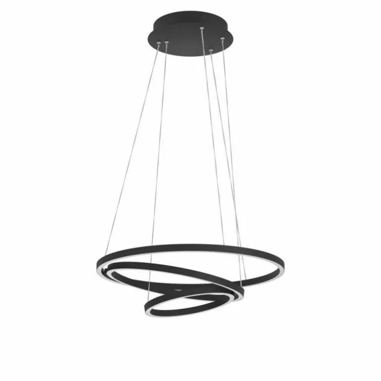 Suspension Eglo LOBINERO-Z LED Noir, 1 lumière