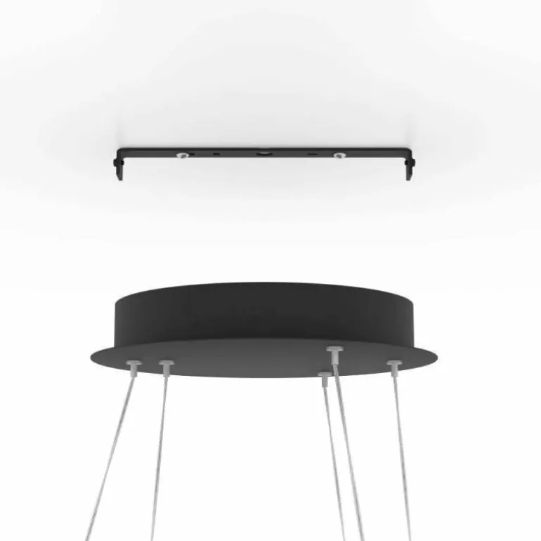 Suspension Eglo LOBINERO-Z LED Noir, 1 lumière