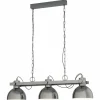Suspension EGLO LUBENHAM Crème, Nickel mat, 3 lumières