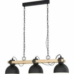 Suspension EGLO LUBENHAM Brun, Noir, 3 lumières
