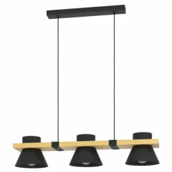 Suspension Eglo MACCLES Écru, Noir, 3 lumières