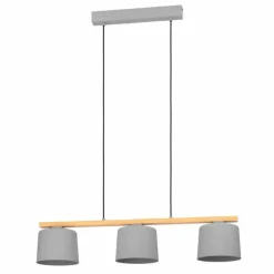 Suspension Eglo MARIEL Brun, Gris, 3 lumières