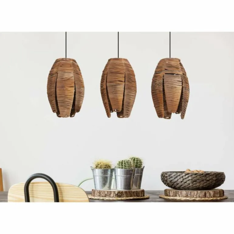 Suspension Eglo MONGU Noir, 3 lumières