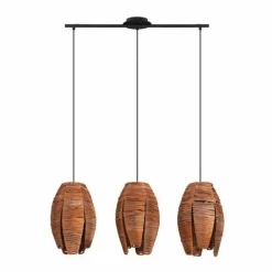 Suspension Eglo MONGU Noir, 3 lumières
