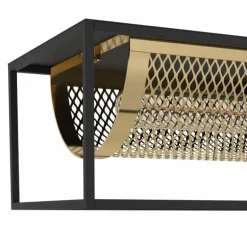 Suspension Eglo NOHALES Noir, 4 lumières