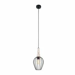 Suspension Eglo NORHAM Noir, 1 lumière