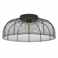 Suspension Eglo ROUNDHAM Laiton, Noir, 1 lumière