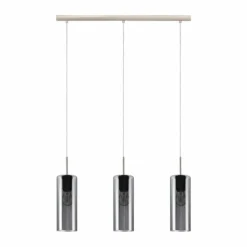 Suspension Eglo SELVINO Nickel mat, 3 lumières
